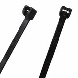 7.5" UV Black 50lbs Metal Tooth Cable Ties 1000/bag Part #MT7.5-50-0M