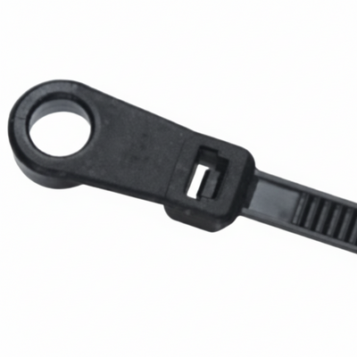 14" 120lb Black Mounting Head Cable Ties 100/bag Part #SM14-120-0C