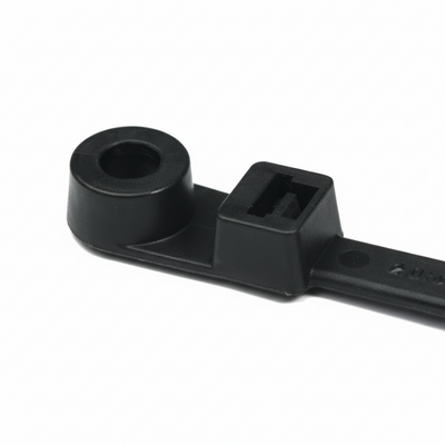 11" 50lb Screw Mount UV Black Cable Ties 1000/bag Part # SM11-50-0M