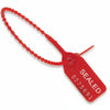 7" 18lb Red Equilock Adjustable Tamper Resistant Plastic Security Seal 1,000/Bag