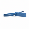 15" 112lb Blue Secure-Grip Adjustable Plastic Security Seal with Pull-Away Tab 100/Bag