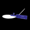 12" 35lb Blue Secure-Pull Adjustable Plastic Security Seal 100/Bag