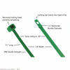 5" 30lb Natural Ski Ties (Lift Ticket Zip Ties) 1000/bag Part #SKI-30-9M