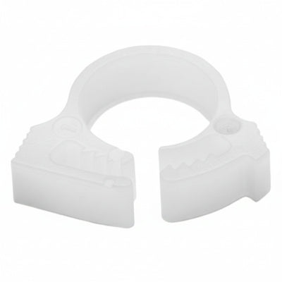 HellermannTyton SNP1.2510M4 Snapper Hose Clamp, .28"–.30" Bundle Diameter, POM, White, 1000/pkg