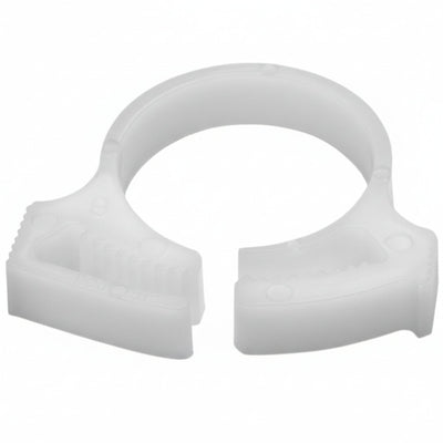 HellermannTyton 190-00303 Snapper Hose Clamp, .71"–.81" Bundle Diameter, POM, White, 1000/pkg