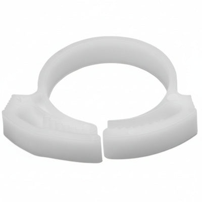 HellermannTyton SNP18A10M4 Snapper Hose Clamp, .78"–.93" Bundle Diameter, POM, White, 1000/pkg