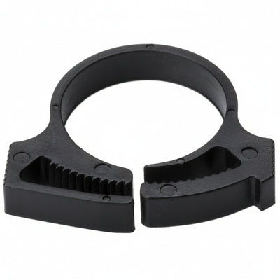 HellermannTyton SNP18AGHS0C2 Snapper Hose Clamp, .78"–.93" Bundle Diameter, PA66GF13, Black, 100/pkg