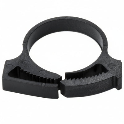 HellermannTyton SNP19GHS0C2 Snapper Hose Clamp, .96"–.97" Bundle Diameter, PA66GF13, Black, 100/pkg