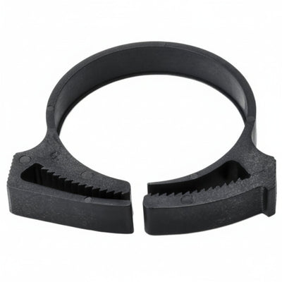 HellermannTyton SNP32GHS0K2 Snapper Hose Clamp, 1.23"–1.41" Bundle Diameter, PA66GF13, Black, 50/pkg