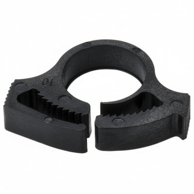 HellermannTyton SNP7GHS0M4 Snapper Hose Clamp, .46"–.55" Bundle Diameter, PA66GF13, Black, 1000/pkg