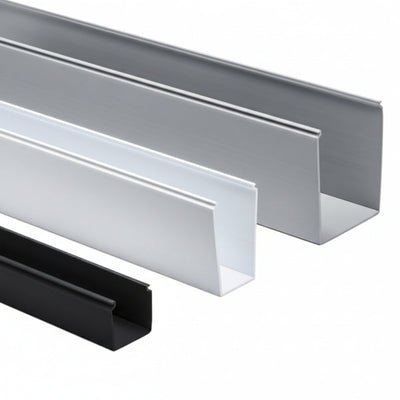 HellermannTyton 181-05502 Solid Wall Wiring Duct, .5" X .5", No Mounting Holes, PVC, Gray, 120ft/Carton