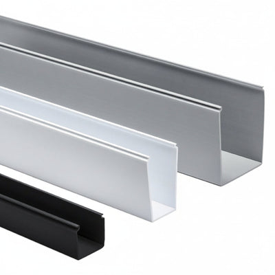HellermannTyton 181-75752 Solid Wall Wiring Duct, .75" X .75", Adhesive, PVC, Gray, 30ft/Box