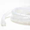 1/4" Diameter Polyethylene Natural Spiral Wrap 100ft/Spool