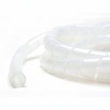 1 1/4" Diameter Polyethylene Natural Spiral Wrap 50ft/Spool