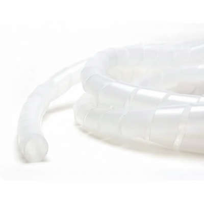 1 1/4" Diameter Polyethylene Natural Spiral Wrap 50ft/Spool