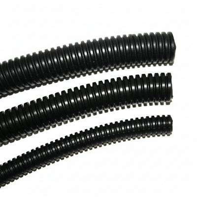 1/4" Diameter Polyethylene UV Black Split Loom Wire Tubing 500ft/Spool
