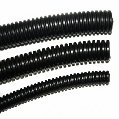 3/8" Diameter Polyethylene UV Black Split Loom Wire Tubing 100ft/Spool