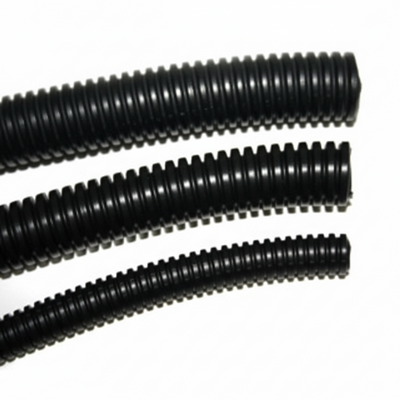 1/4" Diameter Polyethylene UV Black Split Loom Wire Tubing 100ft/Spool