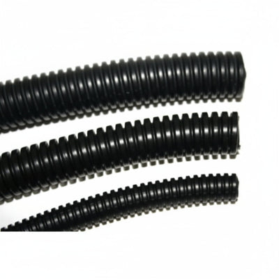 5/8" Diameter Polyethylene UV Black Split Loom Wire Tubing 100ft/Spool