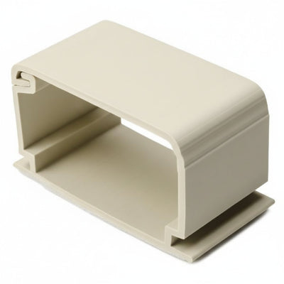 HellermannTyton SRCI1000K2 TSR Adhesive Cable Clamp, 1.74" Width, 1" Height, PVC, Ivory, 100/pkg
