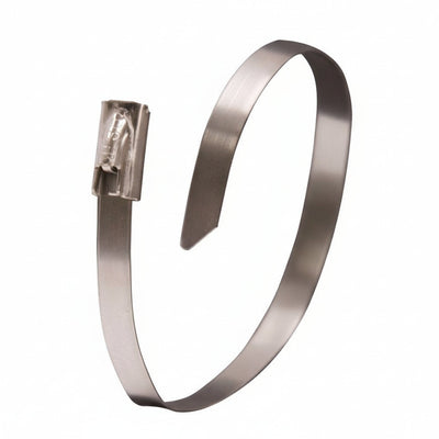 8" 150lb - 304 Stainless Steel Cable Ties 100/bag