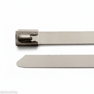14" 150lb - 304 Stainless Steel Cable Ties 100/bag
