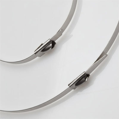 12" 150lb - 316 Stainless Steel Cable Ties Part #SSP12-LD 100/bag