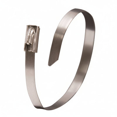 TE Connectivity 20" 150lb - 316 Stainless Steel Cable Ties Part #BU46-520 (100/bag)