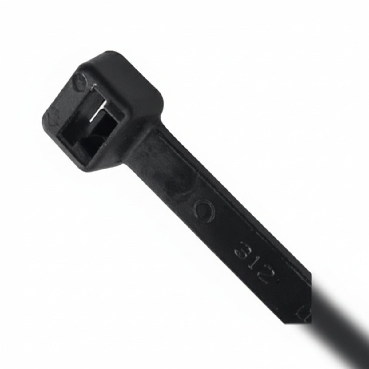 7.87" 40lb UV Black Cable Ties 1000/bag Part # I8-40-0M