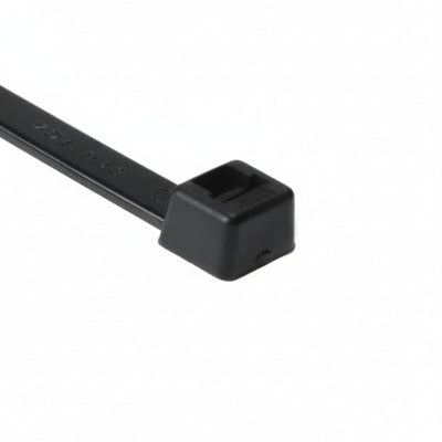 HellermannTyton T120R0H4 Heavy Duty Cable Tie, 15.2" Long, UL Rated, 120lb Tensile Strength, PA66, Black, 500/pkg