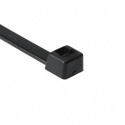 HellermannTyton T120R0UVH4 Heavy Duty Cable Tie, 15.2" Long, UL Rated, 120lb Tensile Strength, PA66UV, Black, 500/pkg