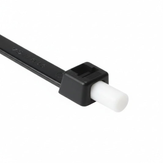 HellermannTyton T120S0HSH4 Heavy Duty Cable Tie, 8.9" Long, UL Rated, 120lb Tensile Strength, PA66HS, Black, 500/pkg