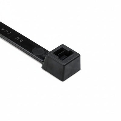 HellermannTyton T150M0UVX2 Heavy Duty Cable Tie, 21" Long, UL Rated, 175lb Tensile Strength, PA66UV, Black, 25/pkg