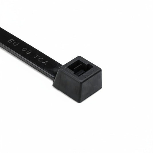 HellermannTyton T150XL0HSX2 Heavy Duty Cable Tie, 43.1" Long, UL Rated, 175lb Tensile Strength, PA66HS, Black, 25/pkg