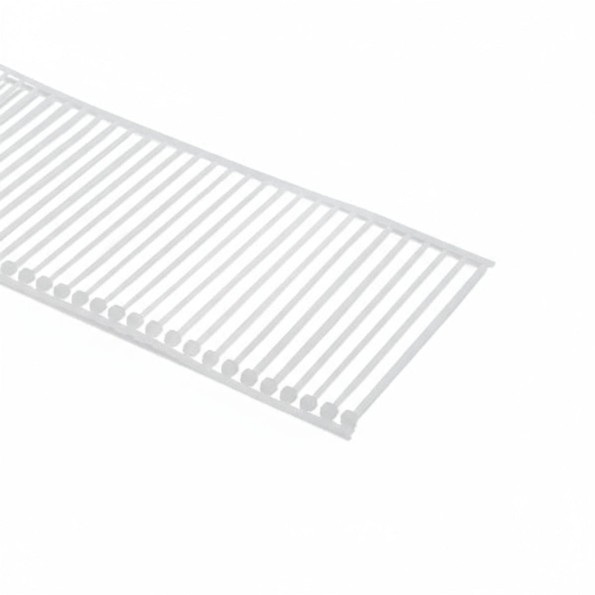HellermannTyton T18RA50 Cable Tie for AT2000, 18lb Tensile Strength, PA66, Natural, 50/bandolier, 500/pkg