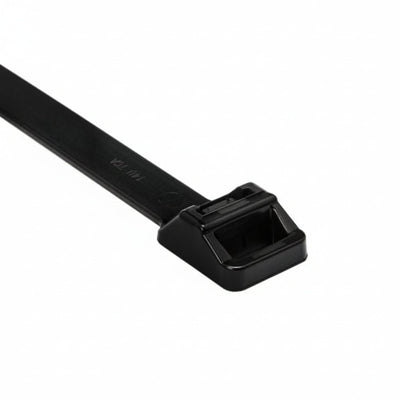 HellermannTyton T250XL0X2 Heavy Duty Cable Tie, 40.6" Long, UL Rated, 250lb Tensile Strength, PA66, Black, 25/pkg