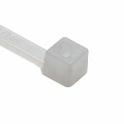 HellermannTyton T30R9PPC2 Polypropylene Cable Tie, 5.8" Long, 20lb Tensile Strength, PP, Natural, 100/pkg