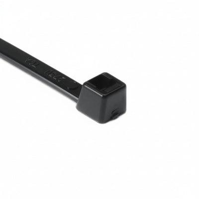 HellermannTyton 111-01564 Solar Tie, 8" Long, 45lb Tensile Strength, PA12, Black, 1000/pkg