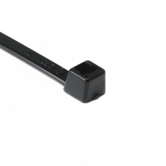 HellermannTyton 111-01560 Solar Tie, 8" Long, 45lb Tensile Strength, PA12, Black, 100/pkg
