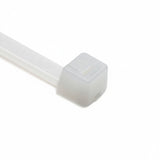 HellermannTyton T50R9PPC2 Polypropylene Cable Tie, 8" Long, 25lb Tensile Strength, PP, Natural, 100/pkg