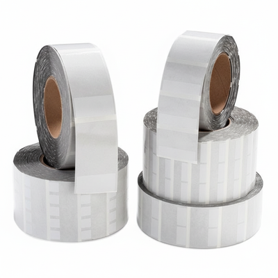 HellermannTyton TAG38T4-100B Thermal Transfer Labels, Self-Laminating, 1.0" x 1.5" x 7.37", 4 Across, VL, White, 1000/roll