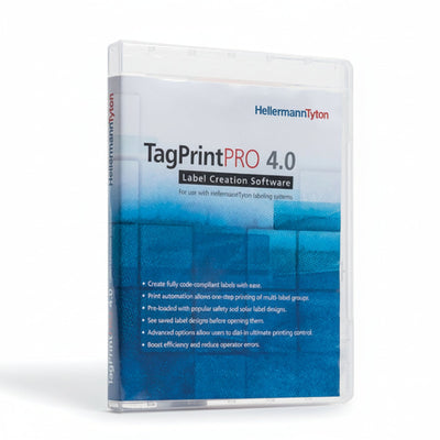 HellermannTyton 556-00035 TagPrint Pro 4.0, Label Printing Software, Single User License, 1/pkg