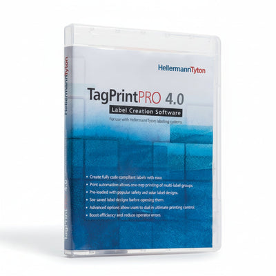 HellermannTyton 556-00039 TagPrint Pro 4.0, Label Printing Software, 25 License Network Program, 1/pkg