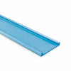 HellermannTyton 181-91002 Wiring Duct Cover for 1" Duct, 6 ft Long, PVC, Intrinsic Blue, 120 ft/carton