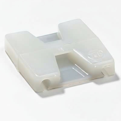 Thomas & Betts TC342A Cable Tie 2-Way Mounting Base 1x1" Natural Nylon 6.6 Adhesive Mounting- For Use with Cable Ties Up to 50 lbs.