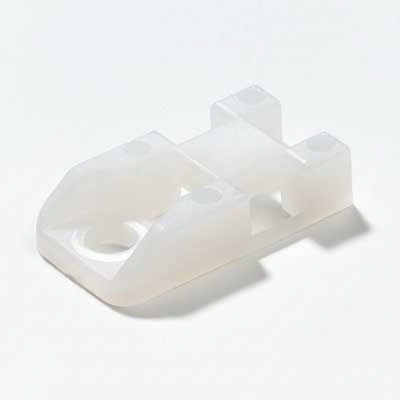 Thomas & Betts TC826-TB Cable Tie Two-Directional Mounting Base .5x1" Natural Nylon 6.6 Screw Mounting- #8 Screw For Use with Cable Ties Up to 50 lbs