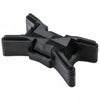 HellermannTyton TELS-SPK2 Extended-Length Tie Spacer, PP, Black, 50/pkg