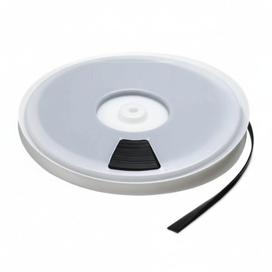 HellermannTyton TELS-SPOOL Extended-Length Tie, POM, Black, 1-50 ft reel of strap/pkg