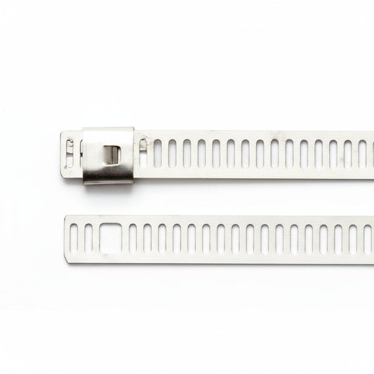 7" 150lb 316 Stainless Steel Ladder Cable Ties 100/bag