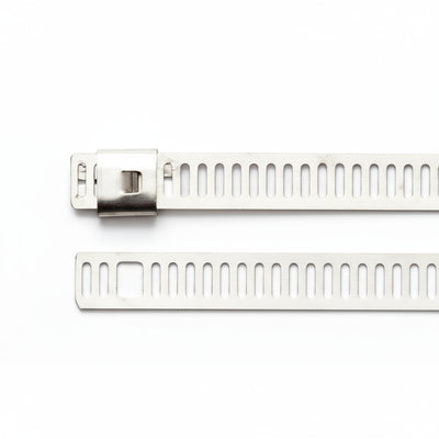 7" 150lb 316 Stainless Steel Ladder Cable Ties 100/bag